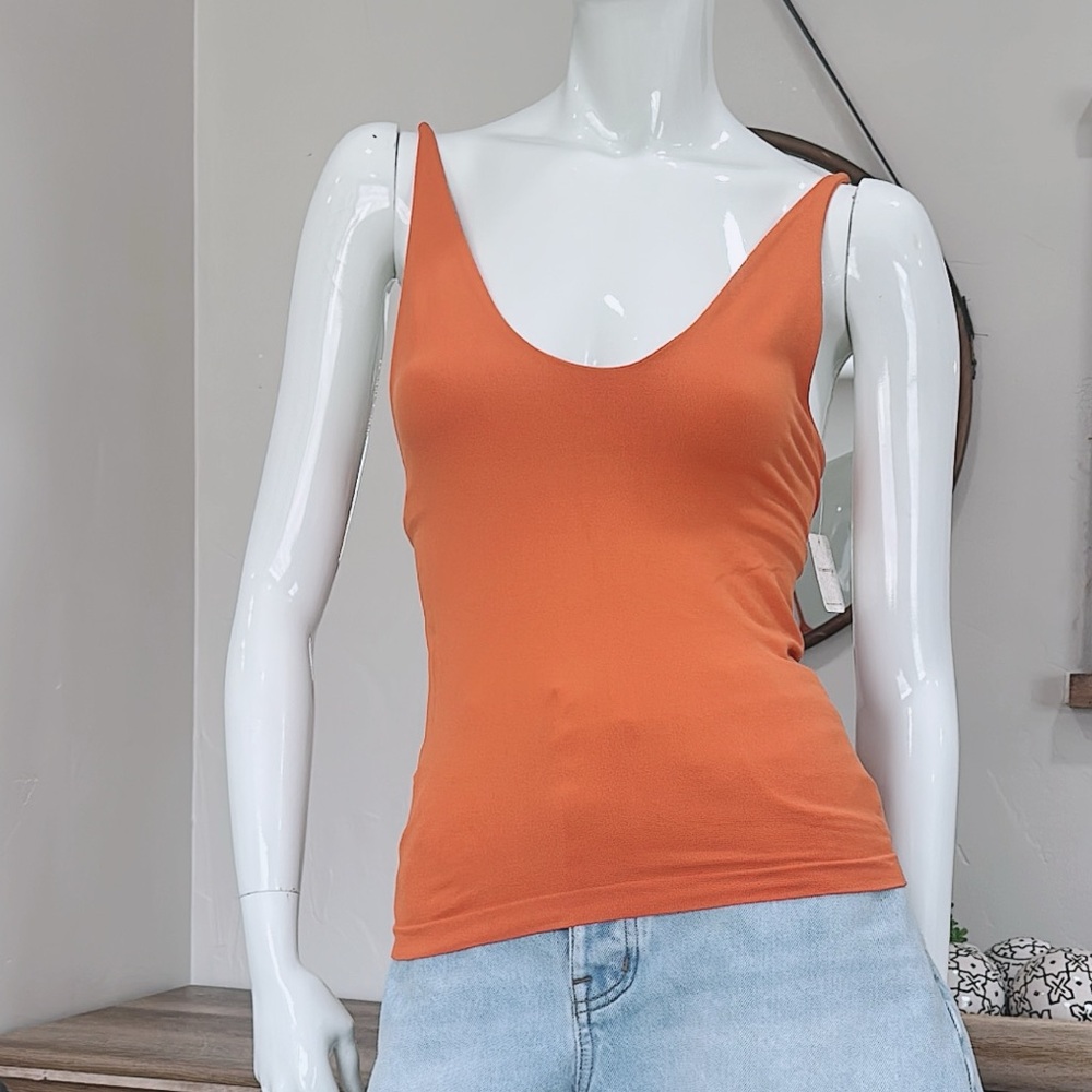 NWT Free People Intimately Seamless Cami Tank
Top Sz M/L.Honey Eyed Chic Summer - Picture 2 of 13